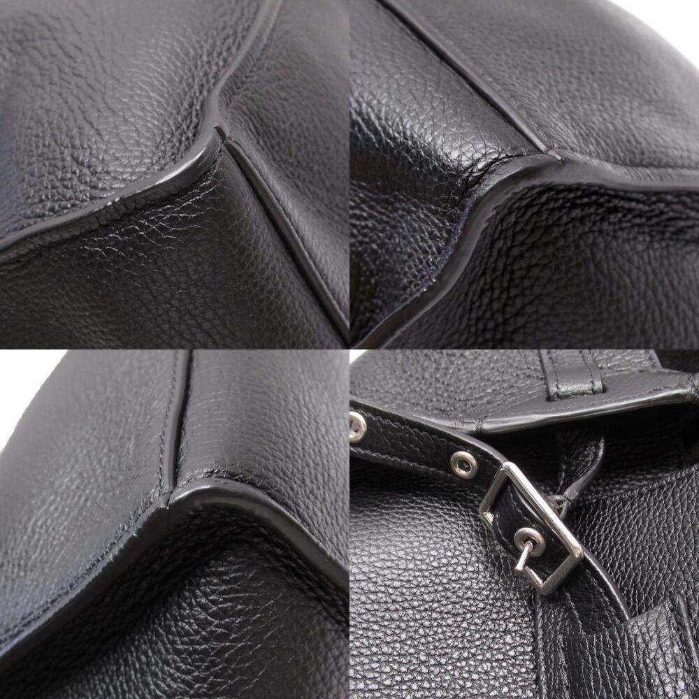 Celine handbag shoulder bag big leather black silver - Picture 4 of 4